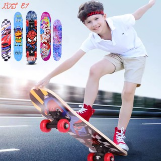 ภาพขนาดย่อสินค้าskateboard สเก็ตบอร์ดเด็ก สเก็ตบอร์ด ด์สี่ล้อ เด็กผู้ใหญ่กระดานยาว สเก็ตบอร์ดสำหรับเด็ก สเก็ตบอร์ด