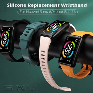 ภาพหน้าปกสินค้าสายนาฬิกาข้อมือซิลิโคนสําหรับ Huawei Band 6 Smart Watch Or Honor Band 6 ที่เกี่ยวข้อง