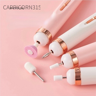 Capricorn315 เครื่องเจียรไฟฟ้า 5 In 1 แบบพกพา ชาร์จ USB พร้อมไฟ LED