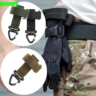 ภาพขนาดย่อของสินค้าPEWANY Portable Gloves Hook Nylon Anti-lost Work Gloves Safety Clip Climbing Rope Outdoor Tools Gloves Multi-purpose Camping Hiking Durable Hanging Buck/Multicolor