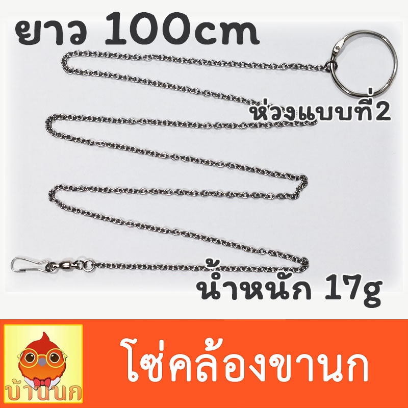 ภาพสินค้าโซ่คล้องขานก โซ่นก ลวดหนา 0.8มม ห่วงขานก ห่วงนก จากร้าน baannok_lamlukka บน Shopee ภาพที่ 6