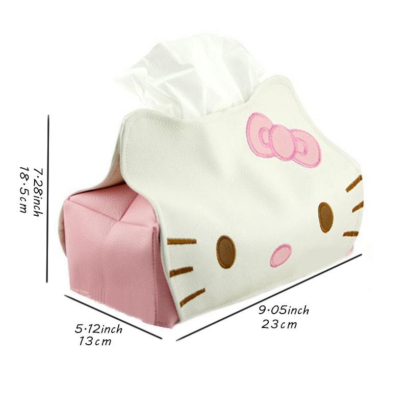 กล่องหนัง-ใส่-กระดาษทิชชู่-ในรถยนต์-รูป-hello-kitty-ทำจากหนัง100-นำเข้าจากญี่ปุ่น-คิตตี้-หนัง-กล่องใส่กระดาษทิชชู่