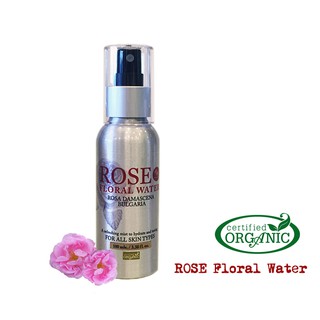 Aroma&amp;More Rose Floral Water น้ำดอกกุหลาบธรรมชาติชนิดสเปรย์หน้าและตัว หอมผ่อนคลาย Organic-Bulgaria 100ML