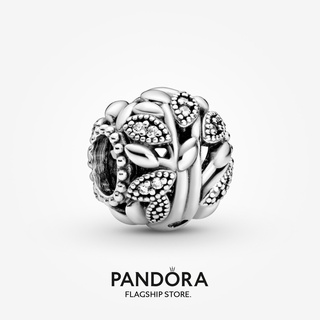 Pandora ชาร์มฉลุลาย สําหรับของขวัญวันเกิด ครอบครัว ต้นไม้ diy p825