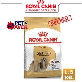 ภาพหน้าปกสินค้าRoyal Canin Shih Tzu Adult 1.5Kg อาหารสำหรับสุนัขพันธุ์ ชิห์สุ 1.5 kg ShihTzu ซึ่งคุณอาจชอบราคาและรีวิวของสินค้านี้