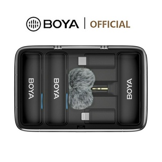 BOYALINK ไมโครโฟนไร้สาย ตัดเสียงรบกวน พร้อมกล่องชาร์จ สําหรับสมาร์ทโฟน iPhone Type-C