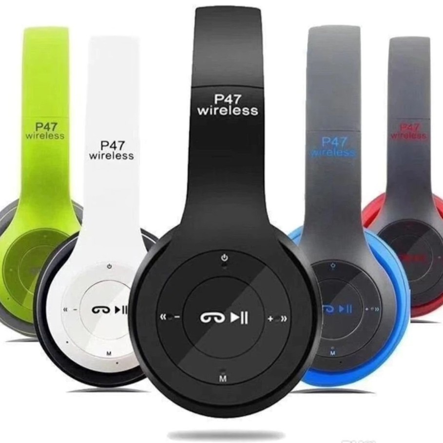 p47-wireless-headphones-หูฟังบลูทูธไร้สาย-คมชัดพลังขับขนาดใหญ่-สะใจ-รับสายสนทนา-เพิ่ม-sd-card-ได้ด้วย