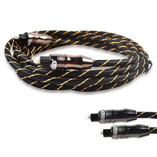 (ใช้โค๊ด NEWYYLV ลดเพิ่ม 100 บาท) สาย Optical ERTK Digital Optical Fiber Audio Cable OD 6.0 for DVD CD (3M)