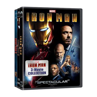 dvd iron man ไตรภาค box set แผ่นแท้พร้อมกล่อง 2 ภาษา