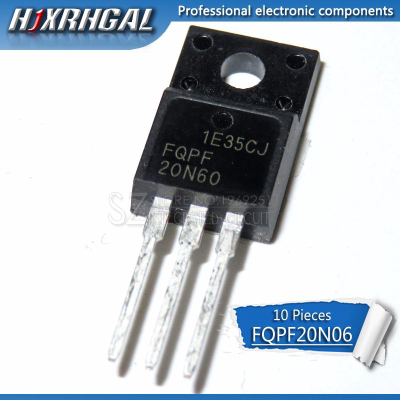 10pcs FQPF20N60 20N60 TO-220F 20N60C FQPF2060C FQPF20N60C TO220F