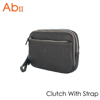 [Albedo] CLUTCH WITH STRAP กระเป๋าคลัทช์/กระเป๋าถือ/กระเป๋าคล้องแขน/กระเป๋าคล้องมือ ยี่ห้อ AbII - A2DD00299