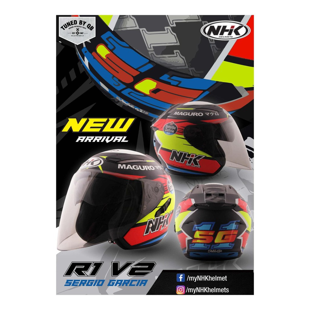 Nhk R1 หมวกกันน็อคคู่ UNECE ได้รับการอนุมัติ Motogp Honda Yamaha ...