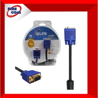 ราคาสาย VGA Cable GLink 3.0 m สายกลม Super VGA for All Projector and LCD/LED (Svga001) สามารถออกใบกำกับภาษีได้