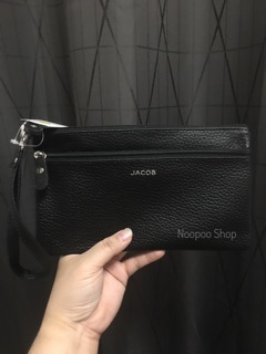 ภาพขนาดย่อของภาพหน้าปกสินค้ากระเป๋าคล้องมือ jacob ของแท้100% (สินค้าพร้อมส่งค่ะ) จากร้าน enoopoo บน Shopee ภาพที่ 7