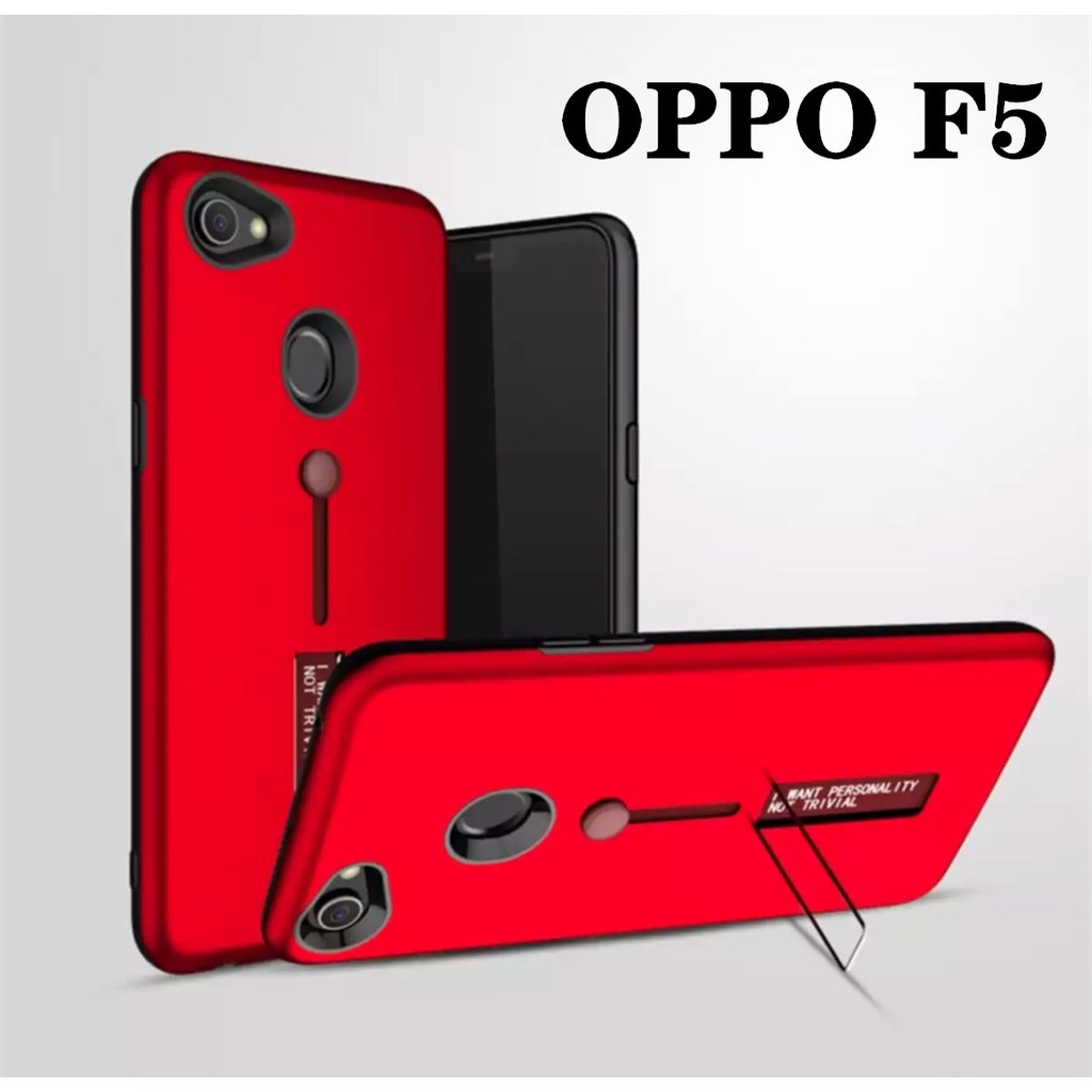 พร้อมส่ง-case-oppo-f5-เคสออฟโป้-เคสตั้งได้-สายคล้องนิ้ว-แหวน-เลื่อนได้-สวยหรู-เคสกันกระแทก-สินค้าใหม่