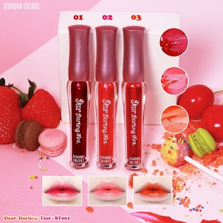 ราคาSivanna Colors Dear Darling Tint ST001 ซิเวนน่า คัลเลอร์ ทินท์ ทาได้ทั้งแก้มและปาก มี 4 สี ให้เลือกเเต่ริมฝีปากสวย