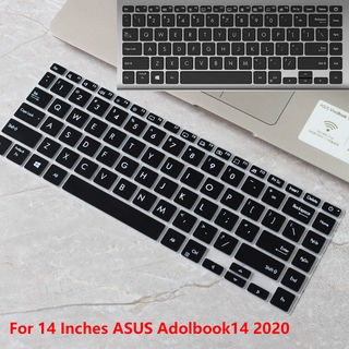 เคสซิลิโคนนิ่ม แบบบางพิเศษ สําหรับแล็ปท็อป ASUS Adolbook14 14s 2020 Zenbook Q407IQ E410 E410MA E410M N4120 K134ea 14 นิ้ว