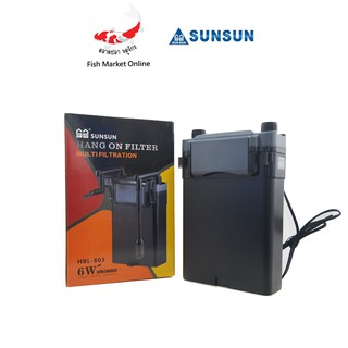 เครื่องกรองนอกตู้ปลา SUNSUN สำหรับตู้ปลา รุ่น HBL-803