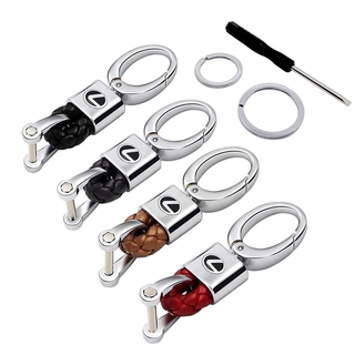 ภาพหน้าปกสินค้าLexus GS430  RX300 IS250 Car Logo Braided Rope Keychain Horseshoe Buckle Key Ring key fob Universal Leather Cord Key Chain Auto Key Strap Pendant Decoration ที่เกี่ยวข้อง