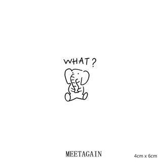 ภาพหน้าปกสินค้า【MEET Magic Tattoo】สติ๊กเกอร์รอยสักชั่วคราวกันน้ําติดทนนาน 4 ซม. X 6 ซม. S-035 ที่เกี่ยวข้อง