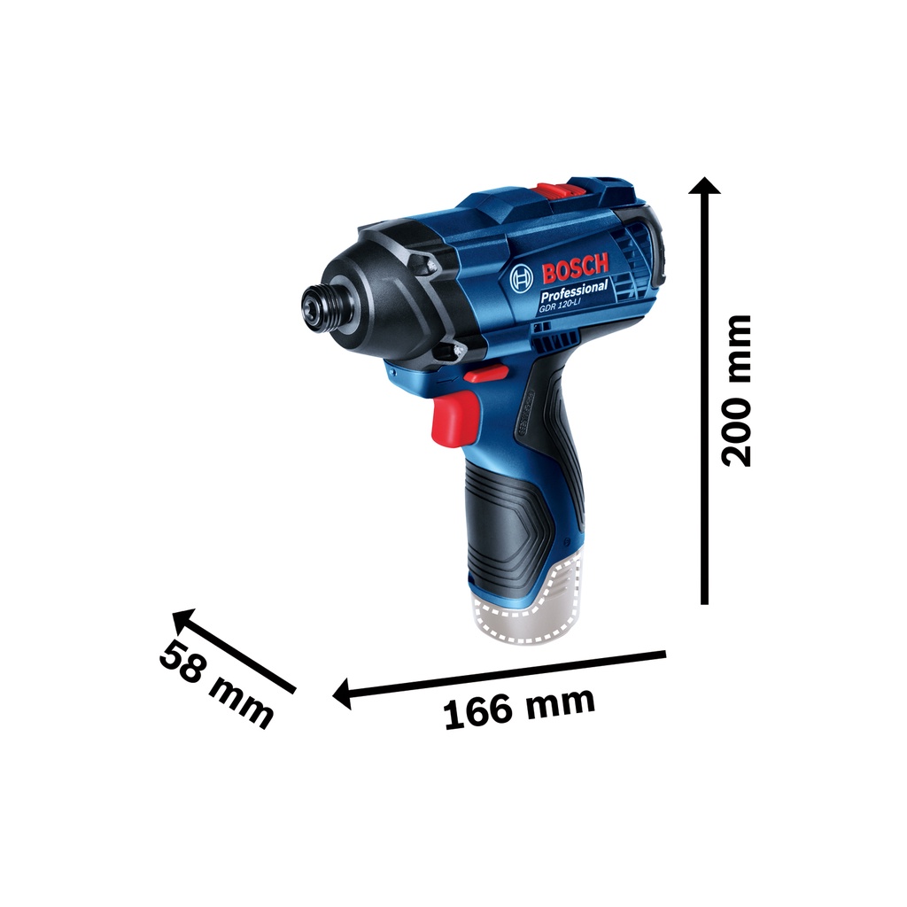 bosch-ไขควงกระแทกไร้สาย-12v-รุ่น-gdr-120-li-ของแท้-รับประกันศูนย์-6-เดือน