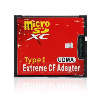 1/2 พอร์ต micro sd sdhc tf to cf type i อะแดปเตอร์การ์ดรีดเดอร์ขนาดกะทัดรัด