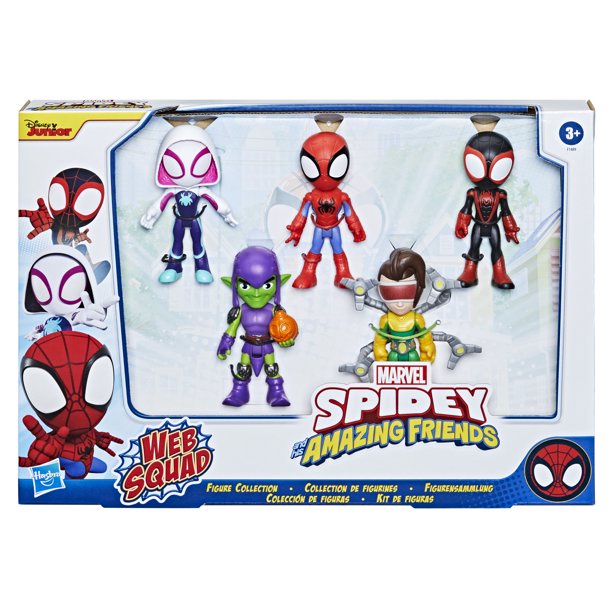 marvel-spidey-and-his-amazing-friends-web-squad-figure-collection-5-action-figures-ฟิกเกอร์-marvel-spidey-and-his-amazing-friends-web-squad-สําหรับสะสม-5-ชิ้น