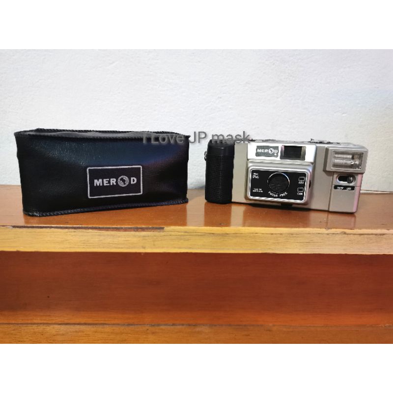 กล้องฟิล์มโบราณ-กล้องฟิล์มมือสอง-กล้อง-merod-860s-made-in-japan-fixed-focus-135-film-camera-เลนส์มีฝ้า-ใช้งานไม่ได้