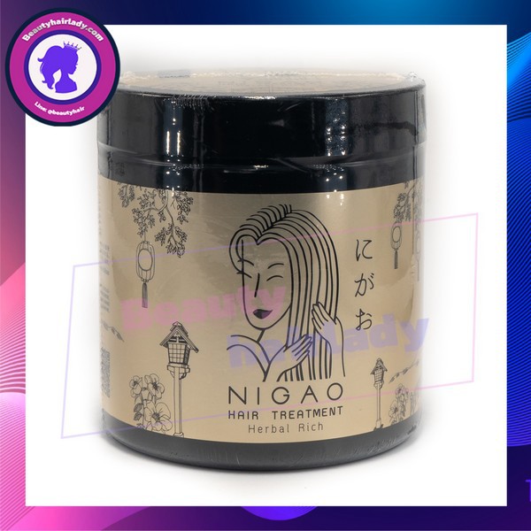 นิกาโอะ-ทรีทเม้นท์-เฮอร์บัล-ริช-nigao-herbal-rich-treatment-450g-กุหลาบร้อยปี-ฟื้นฟู-ผมแห้งเสีย-ให้แข็งแรง-เงางาม-สวย