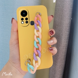 2021 New เคสโทรศัพท์ Infinix Hot 11S / Infinix Hot 11 / Infinix Note 11S Casing Rainbow Bracelet Simple Skin Feel TPU Softcase Colorful Silicone Back Cover เคส infinix hot11s Note11s Phone Case