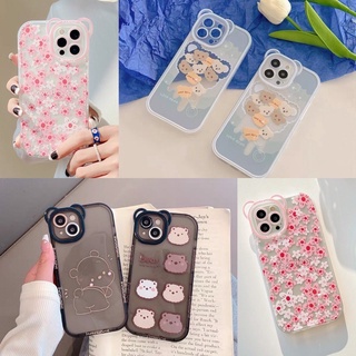 เคสกล้องหมี สำหรับ รุ่น 6 / 6s / 7 / 8 / SE2020 / 6+ / 7+ / 8+ / 11 / 12 / 12pro / 12promax / 13 / 13pro / 13promax