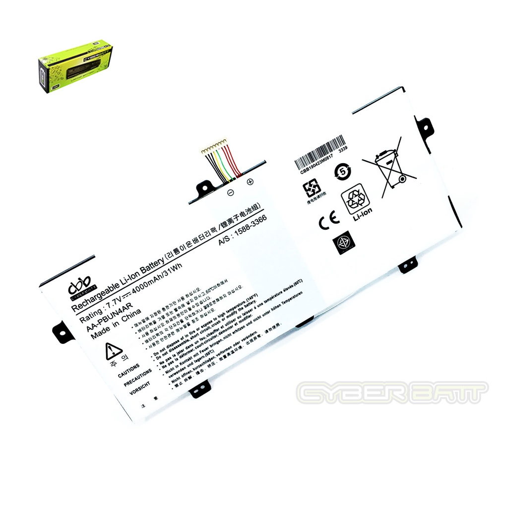 Battery Samsung Notebook 9 Spin AAPBUN4AR2S2P 7.7V4000mAh Black