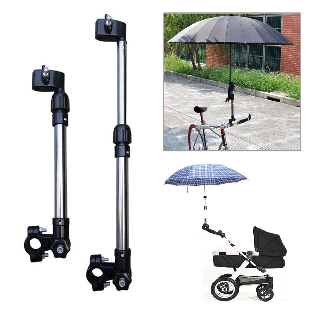 Shibel) Adjustable Baby Stroller Umbrella Holder Bike Pram Wheelchair ...