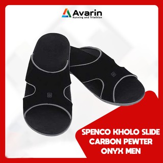 Spenco Kholo Slide CARBON PEWTER ONYX Men รองเท้าสุขภาพผู้ชาย เพื่อสุขภาพเท้า รองเท้าrecovery ลดอาการเจ็บรองช้ำ