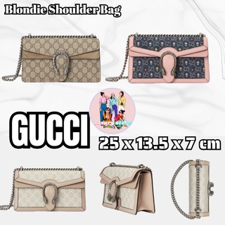 GUCCI/GUCCIDionysus series GG กระเป๋าสะพายข้างใบเล็ก / Bacchus / มีสว่าน / สไตล์ฮอต / ใหม่! แท้100%