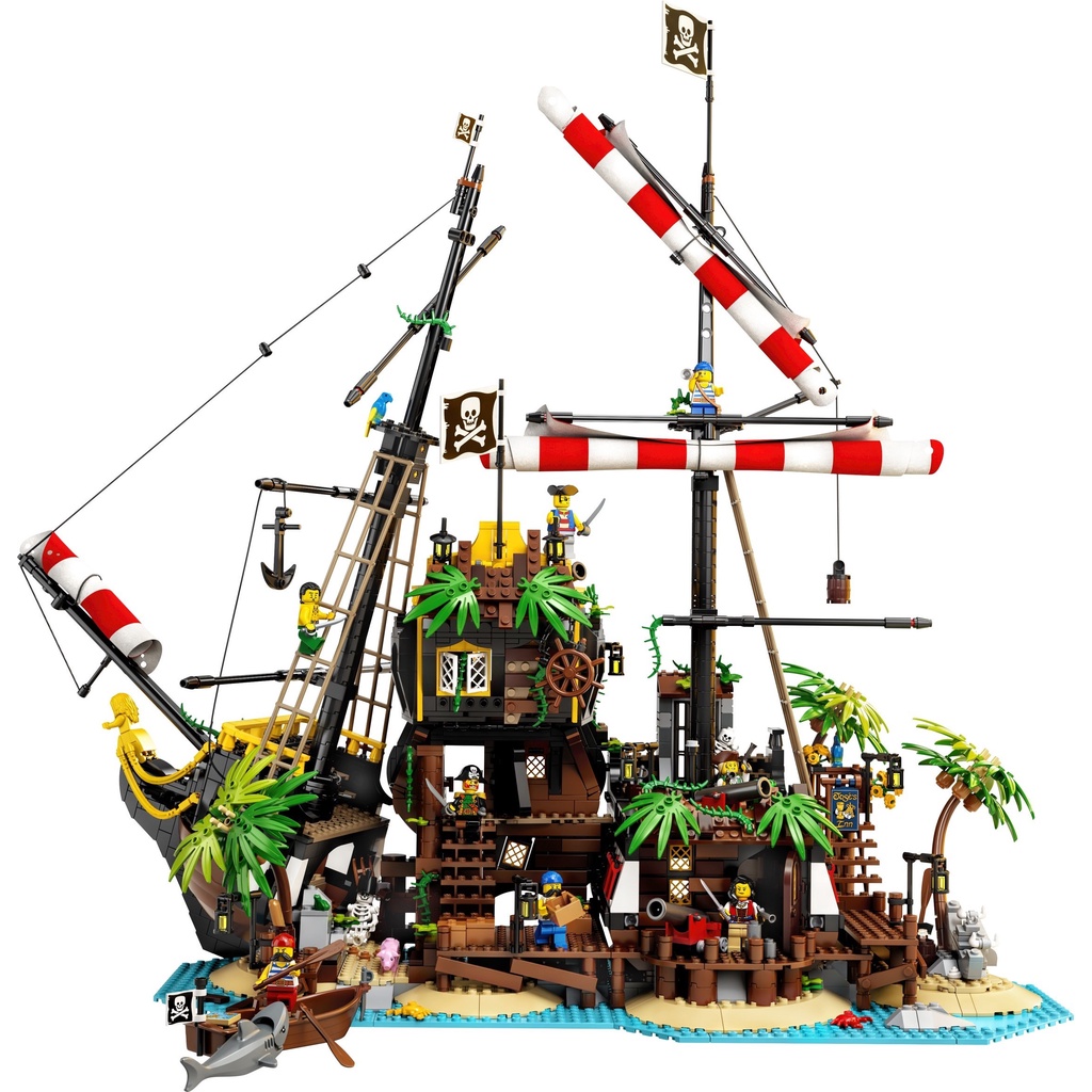 ของเล่นตัวต่อเลโก้โจรสลัด-21322-ideas-pirates-of-barracuda-bay