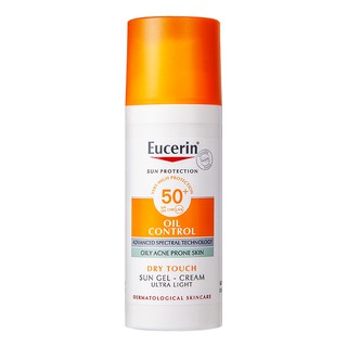 Eucerin Eucerin ครีมกันแดดบํารุงผิวหน้า ควบคุมความมัน กันน้ํา SPF50+ 50 มล.