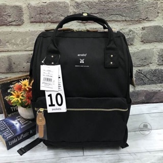 ANELLO RUCKSACK/WATER REPELLENCY PROCESS &amp;10 POCKET สี Black