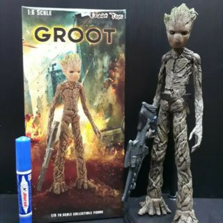 Empires Toys​ Groot​ ถือปืน​ S​cale​ 1:6 งานสวยสุดๆ​ ราคาเบาๆ🌟