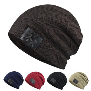 Fashion Knitted Woolen Beanies Head Cap Solid Hats Men Women Winter Outdoor Sports Warm Caps