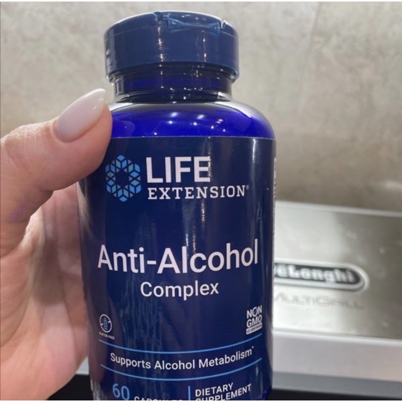 แท้100-แก้แฮ้งค์-เมาค้าง-ปกป้องตับก่อนดื่ม-หลังดื่ม-life-extension-anti-alcohol-complex-60-แคปซูล