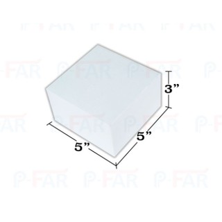 กล่องเค้กชิ้น ขนาด 5x5x3 นิ้ว (100 ใบ) MP023_INH109