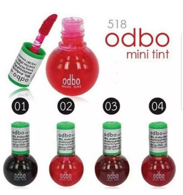 odbo-mini-tint-โอดีบีโอ-ติ้นท์ลูกระเบิด-odbo-tint-amp-gloss-od518-ทาได้ทั้งปากและแก้ม-4-g