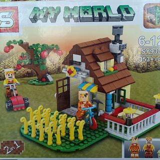 Tontoysชุดตัวต่อ MY WORLD No.SY853 3IN1(447ชิ้น)