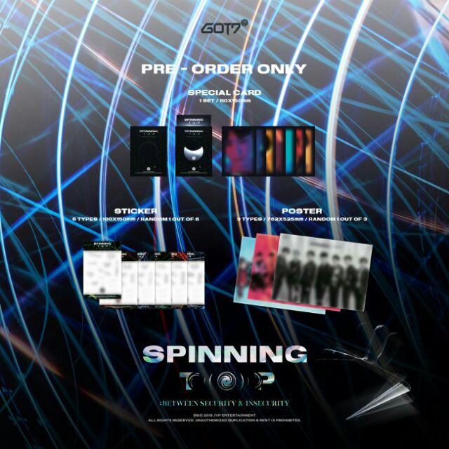 อัลบั้มเปล่าgot7-spinning-top