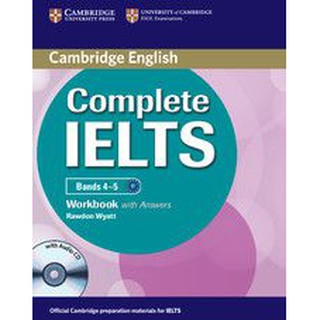 DKTODAY หนังสือ COMPLETE IELTS BANDS 4-5:WB. WITH ANS&CD **แบบฝึกหัด**