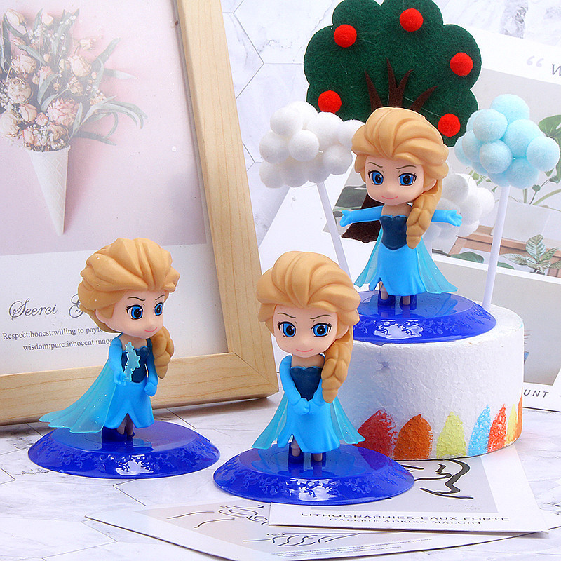 ภาพสินค้าตุ๊กตาเจ้าหญิง Frozen Anna Frozen 2 Cinderella Alice สําหรับตกแต่งเค้ก จากร้าน fashionfindins.th บน Shopee ภาพที่ 5