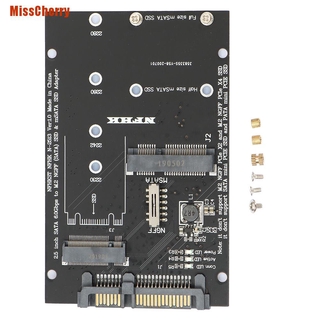 ภาพหน้าปกสินค้า(Misscherry) ม. 2 Ngff Msata Ssd To Sata 3. 0 2 In 1 สําหรับพีซี ที่เกี่ยวข้อง