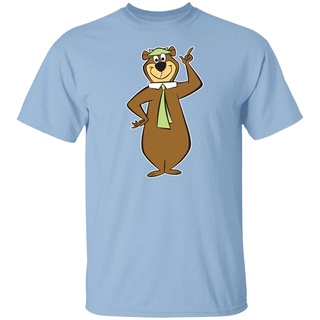 เสื้อยืดโอเวอร์ไซส์ Yogi Bear Retro Cartoon Animation Fun   Halloween Gift t shirtS-3XL
