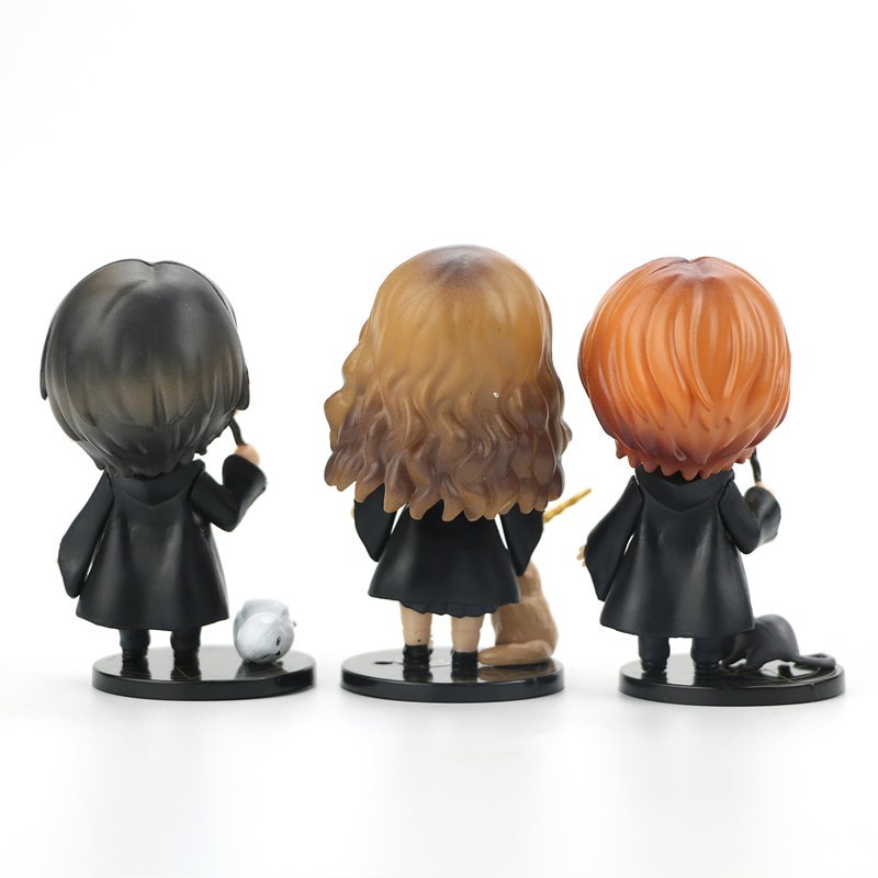ฟิกเกอร์-harry-potter-hermione-ron-weasley-สําหรับตกแต่งบ้าน-6-ชิ้น